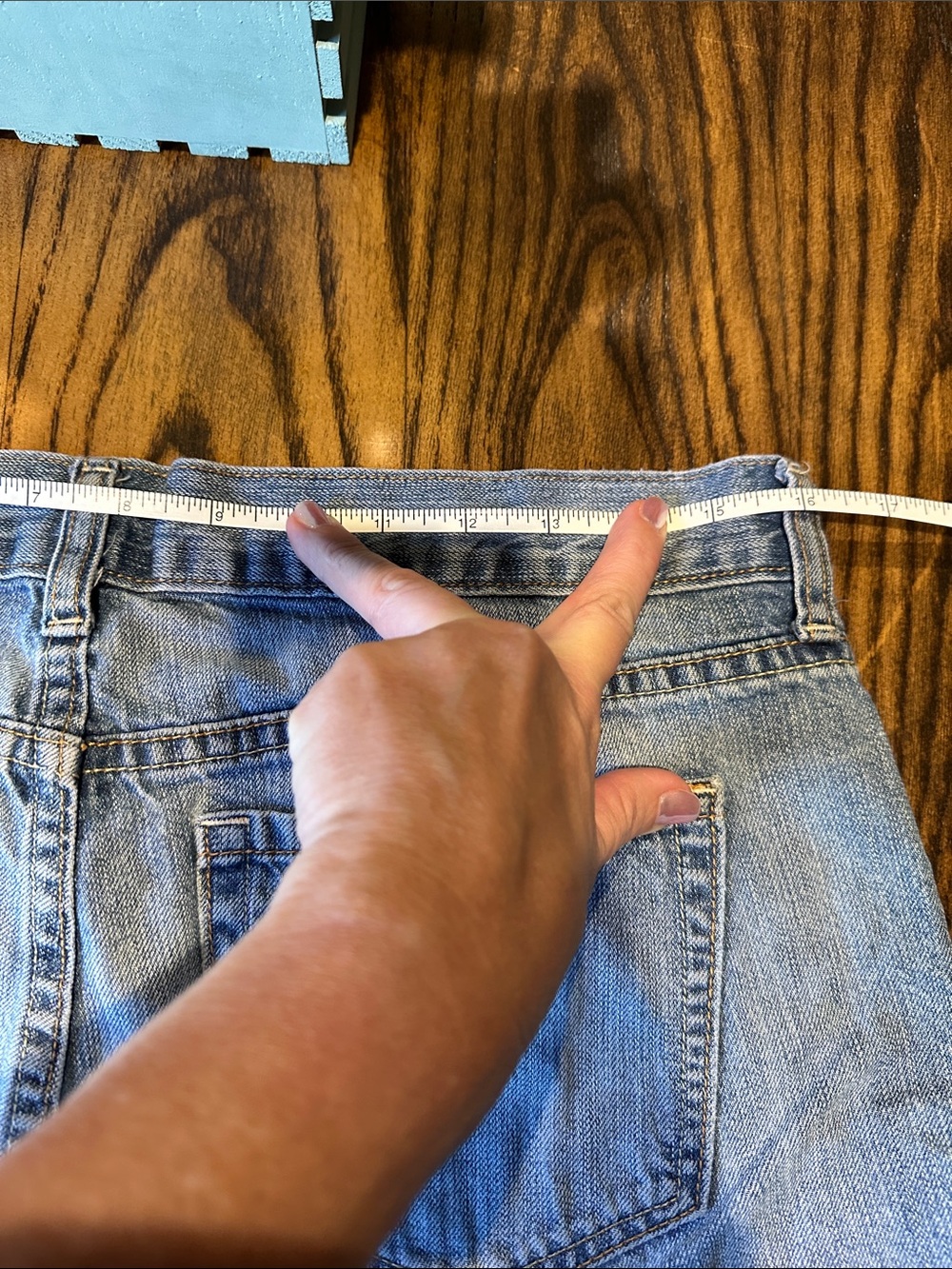 Old Navy Light Blue Denim Jean Shorts - Picture 7 of 8
